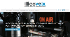 Desktop Screenshot of illico-voix.com