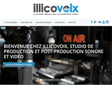 Tablet Screenshot of illico-voix.com